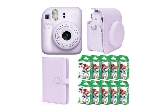 Фотоаппарат моментальной печати Fujifilm Instax Mini 12 Lilac Purple в подарочном наборе