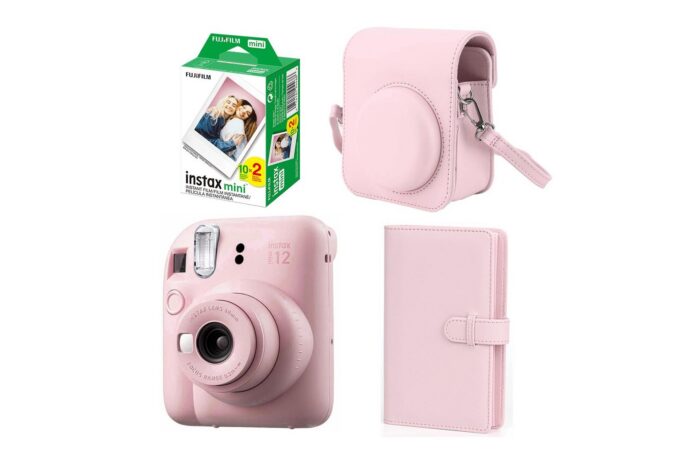 Подарочный набор с камерой Fujifilm Instax Mini 12 Blossom Pink